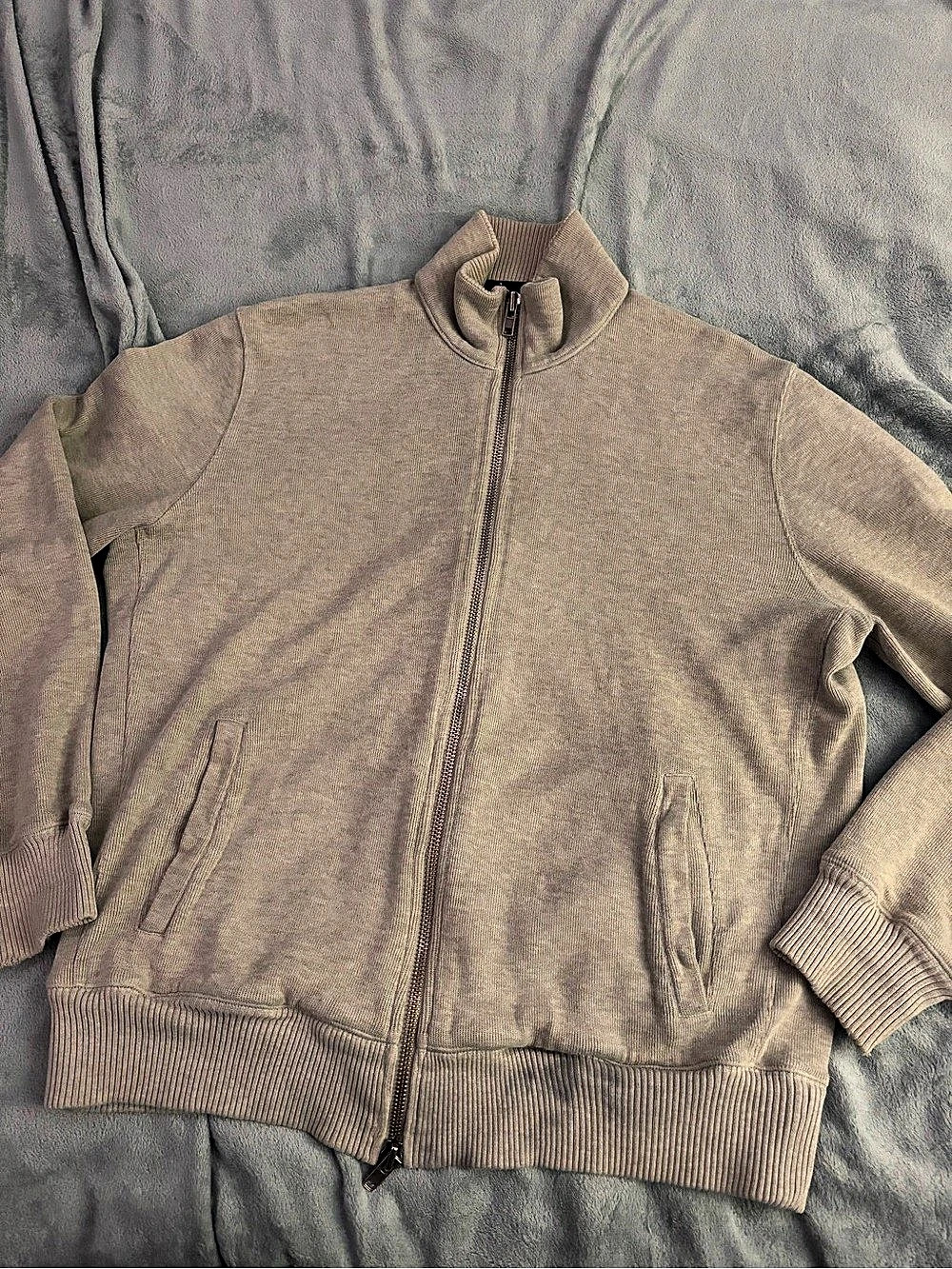Club Monaco Bomber Jacket in Brown Size Large